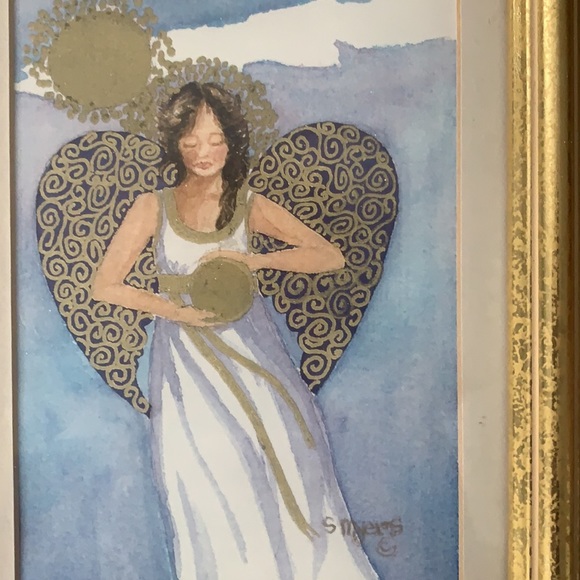 Framed Angel Print - Picture 2 of 4